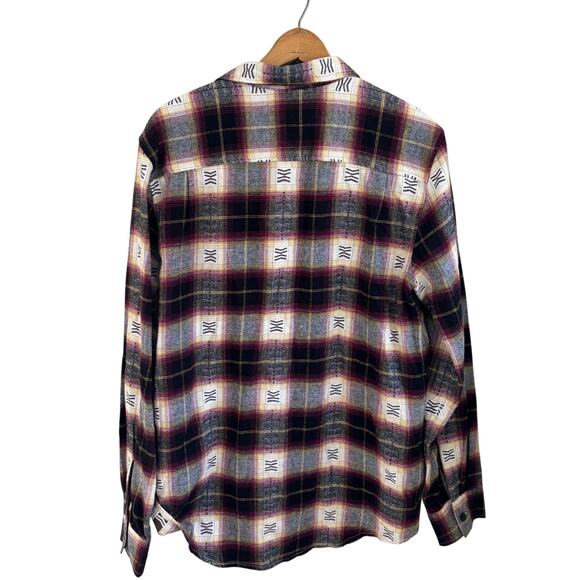 PacSun "Care Free" Flannel Button Up Southwestern Plaid Size M - Picture 8 of 8